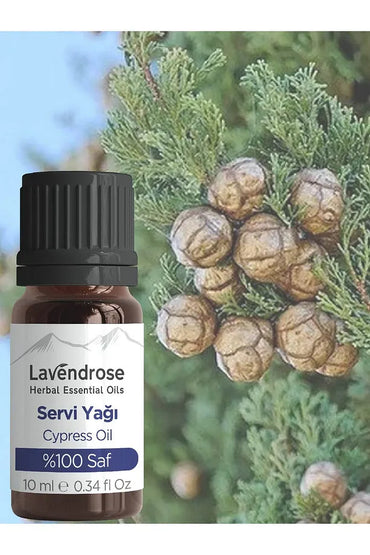 Servi Uçucu Yağı 10 ML | %100 Saf - Bitkisel Aromaterapi Yağı - Cypress Oil - Difüzöre Uygun