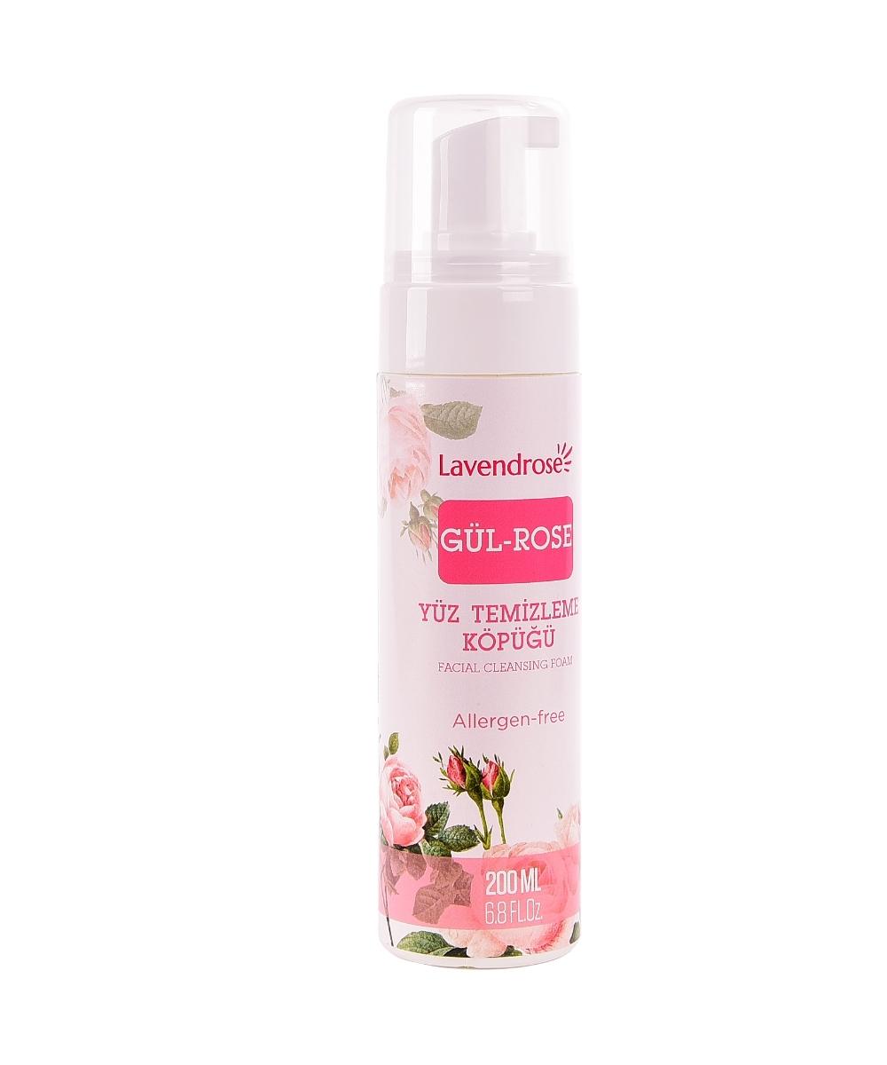 Gül Özlü Yüz Temizleme Köpüğü 200 ML | Rose Face Cleaning Foam - Dengeleyici, Arındırıcı