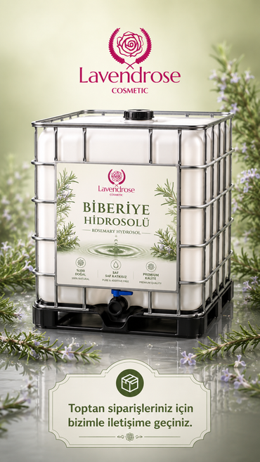 Biberiye Hidrosolü – Rosemary Hydrosol – Biberiye Suyu (Rosmarinus Officinalis)