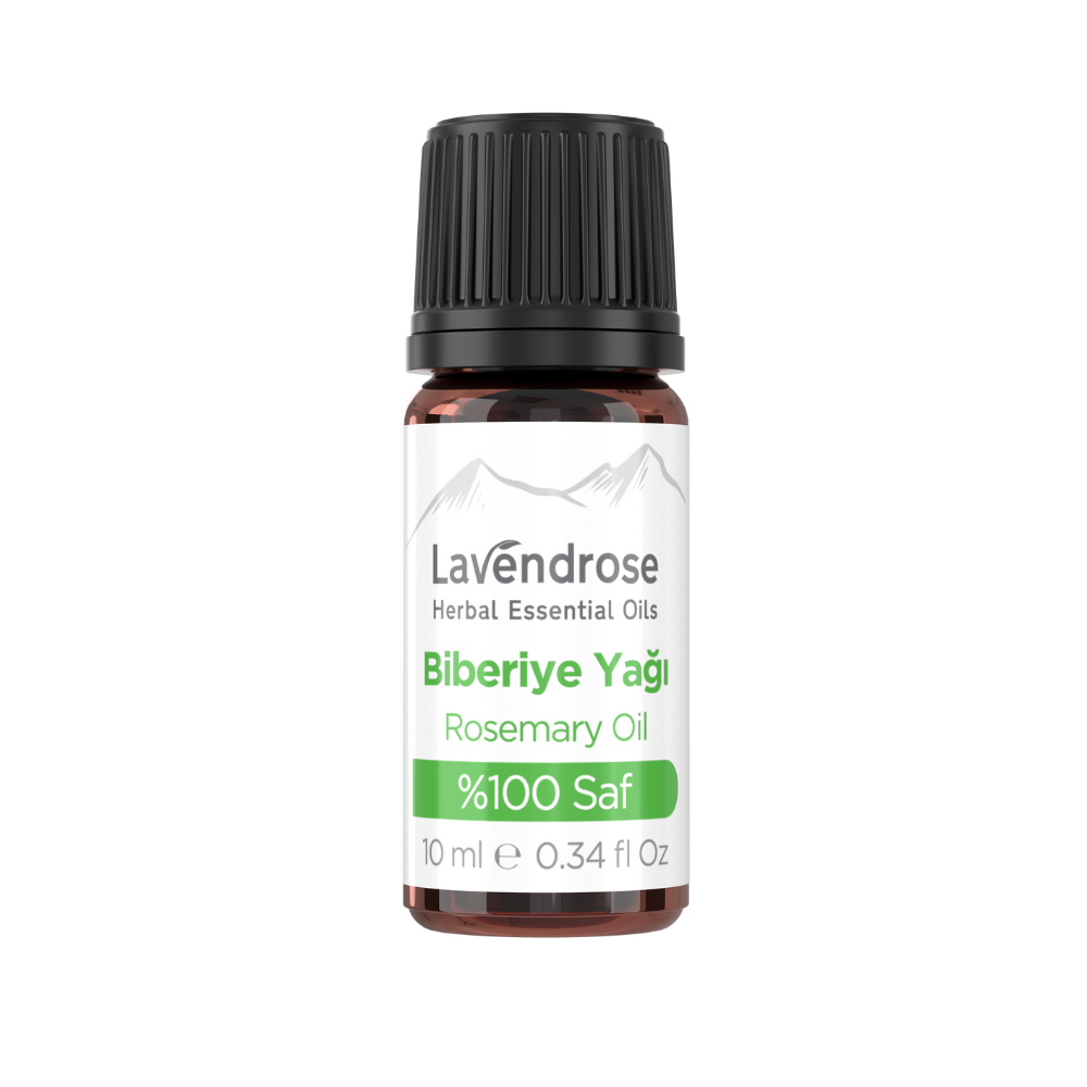 Biberiye Uçucu Yağı 10 ML | %100 Saf – Saç Güçlendirici - Rosemary Oil - Rosmarinus Officinalis