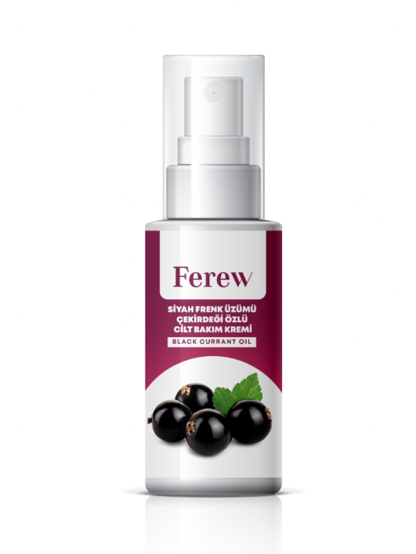 Siyah Frenk Üzümü Çekirdeği Özlü Krem 100 ML | Black Currant Oil - Onarıcı ve Nemlendirici