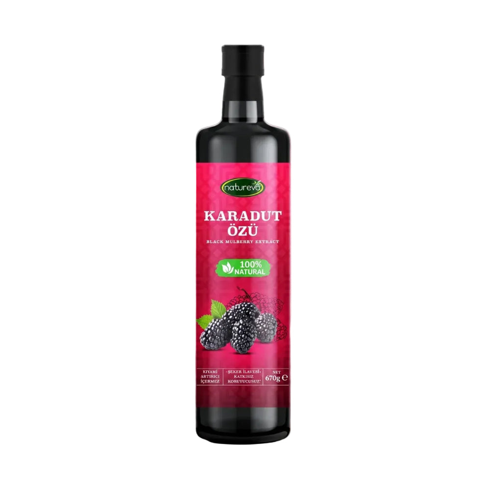 Karadut Özü 670 GR | Tatlandırıcısız - Black Mulberry Extract - %100 Doğal