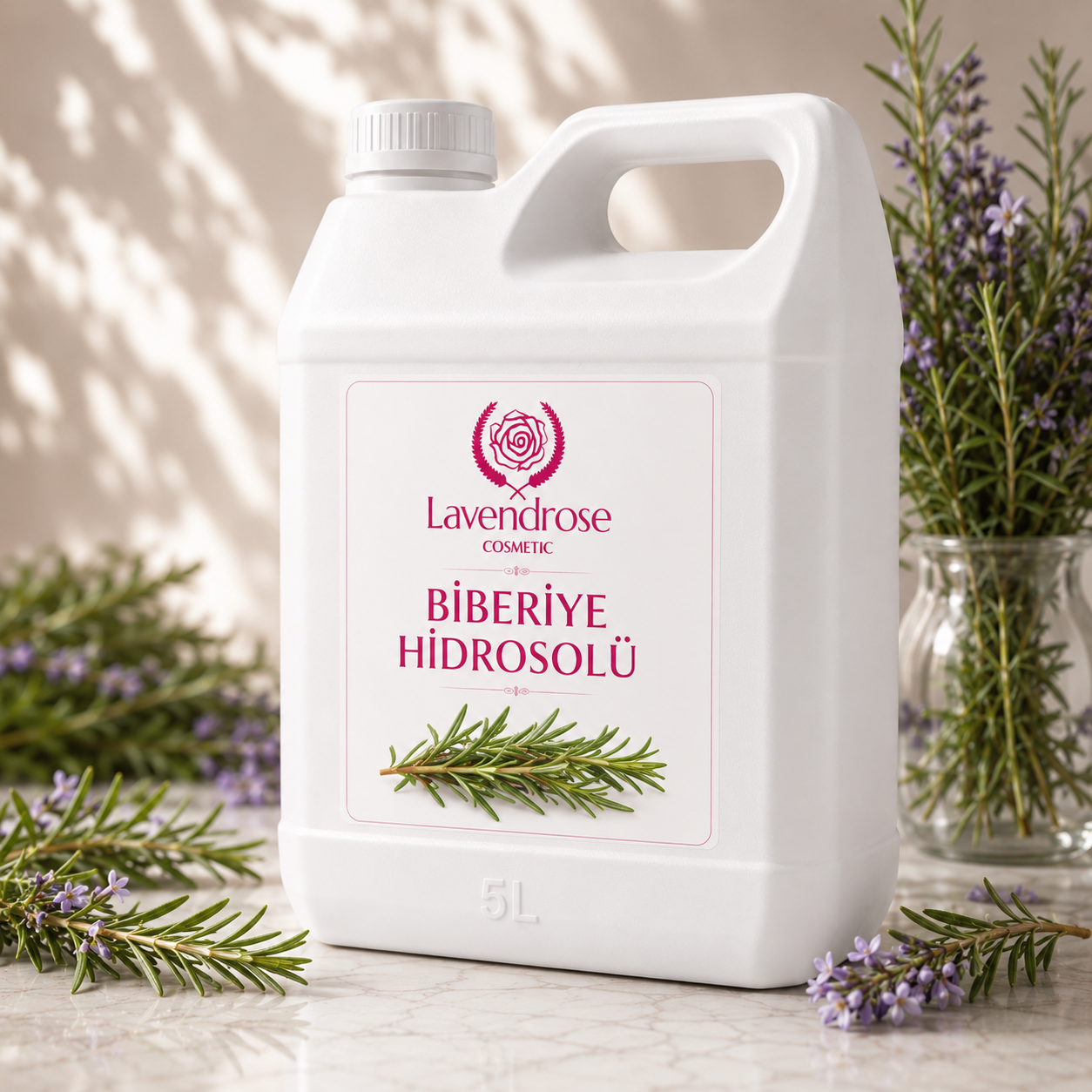 Biberiye Hidrosolü – Rosemary Hydrosol – Biberiye Suyu (Rosmarinus Officinalis)
