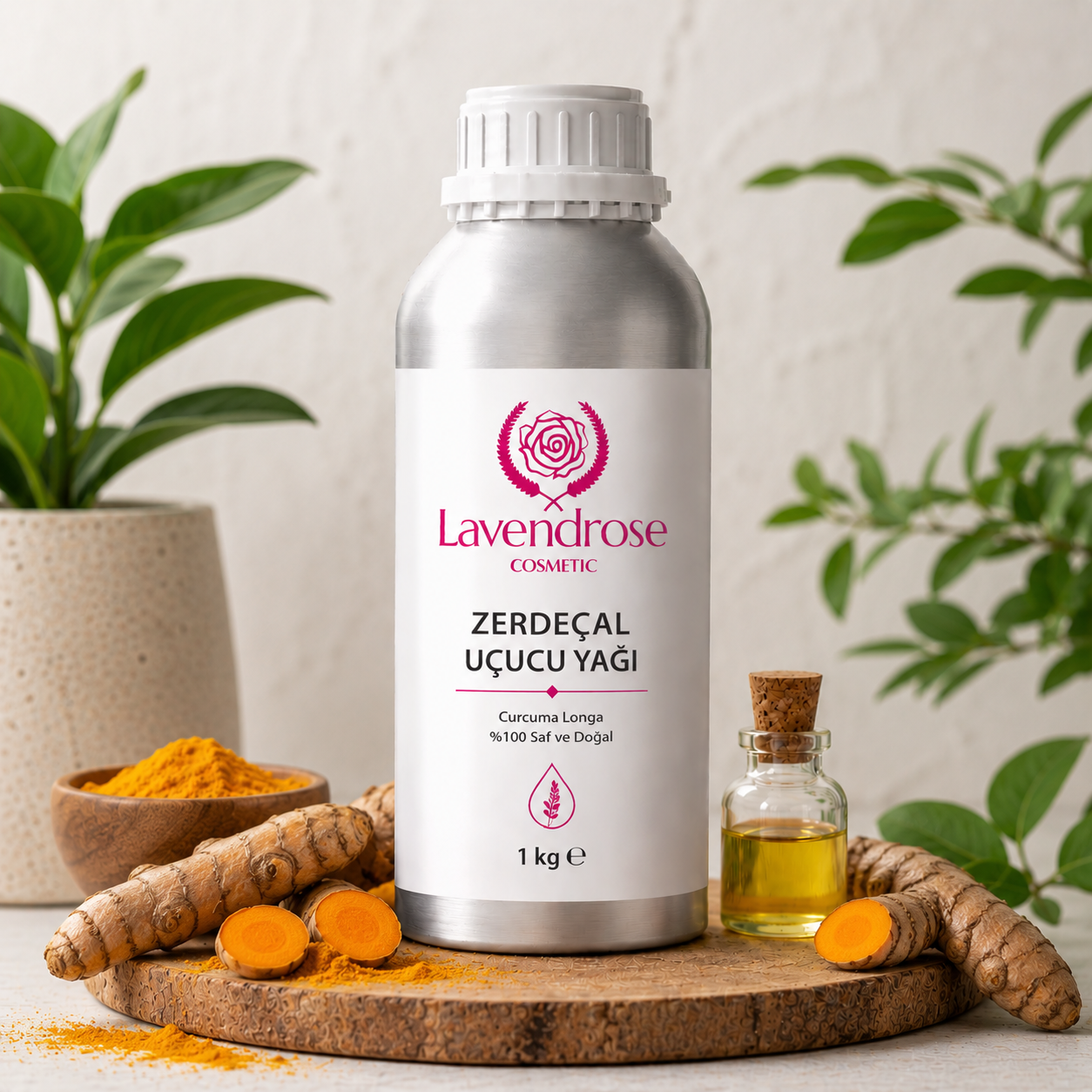Zerdeçal Yağı | Turmeric Oil - Curcuma Longa - Distile Uçucu Toptan Yağ
