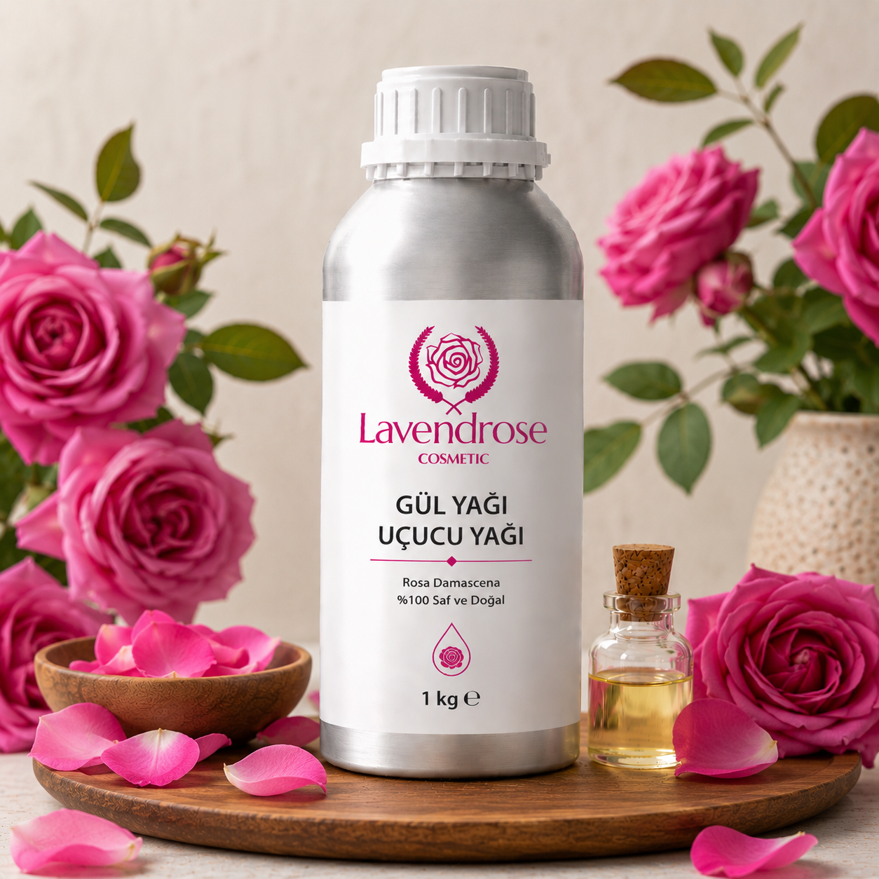 Gül Yağı Uçucu Yağ – Rose Oil – Rosa Damascena Flower Oil - Distile Uçucu Toptan Yağ