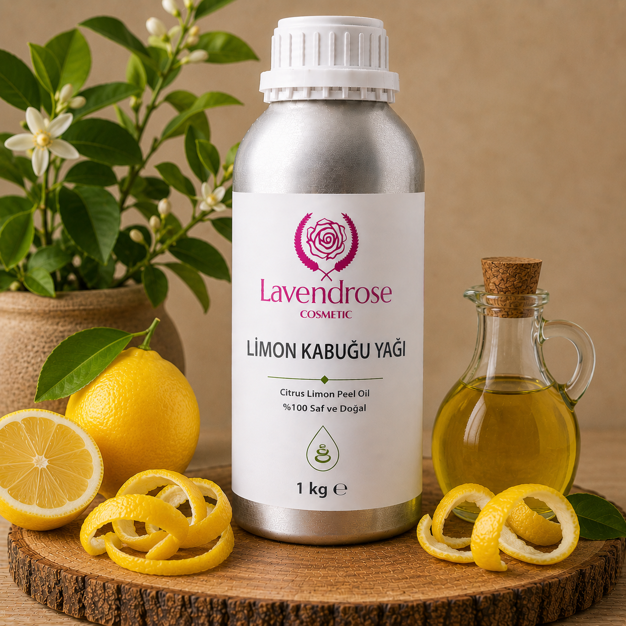 Limon Kabuğu Yağı | Lemon Peel Oil - Citrus Limon Peel Oil - Soğuk Sıkım Toptan Yağ