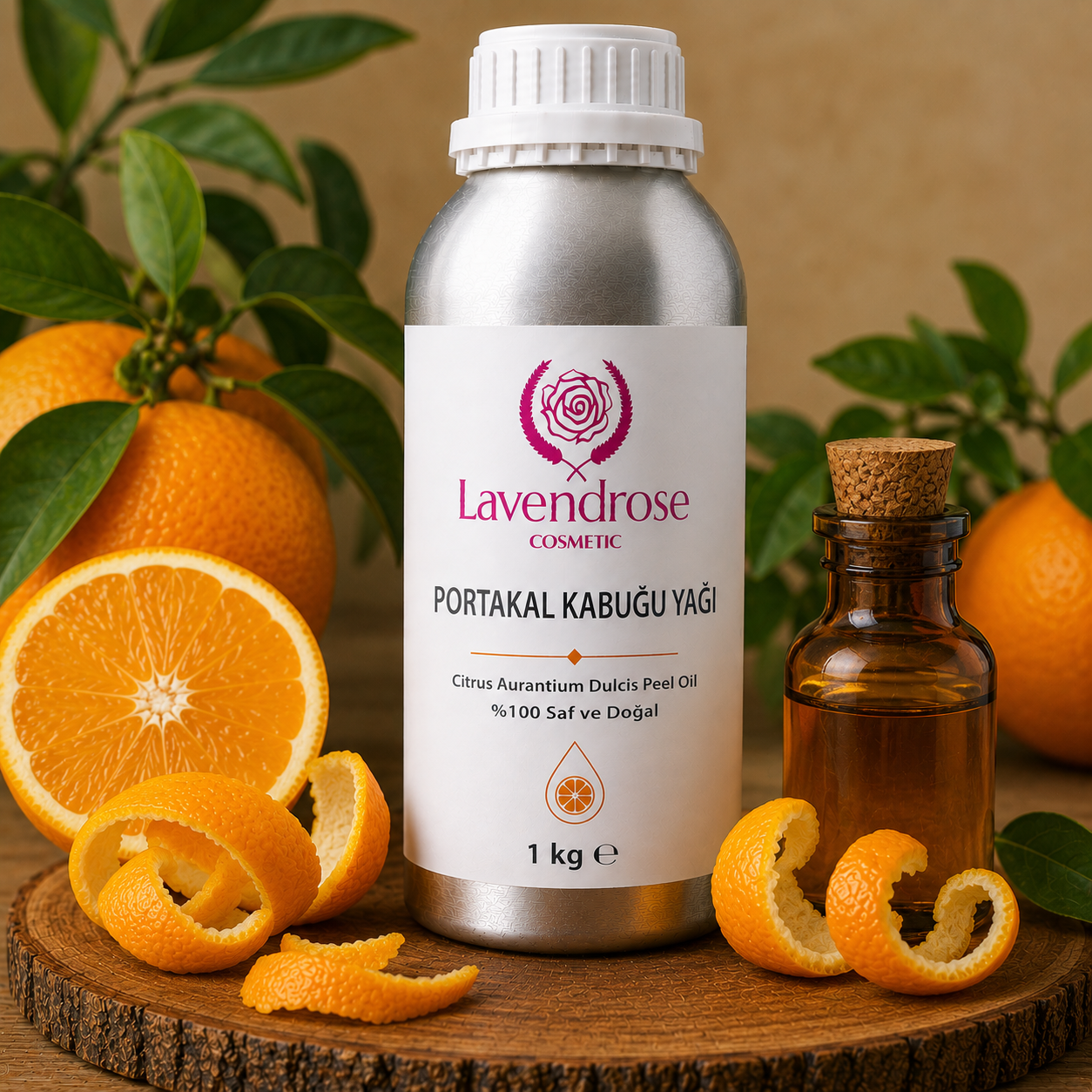 Portakal Kabuğu Yağı | Orange Peel Oil - Citrus Sinensis Peel Oil - Soğuk Sıkım Toptan Yağ