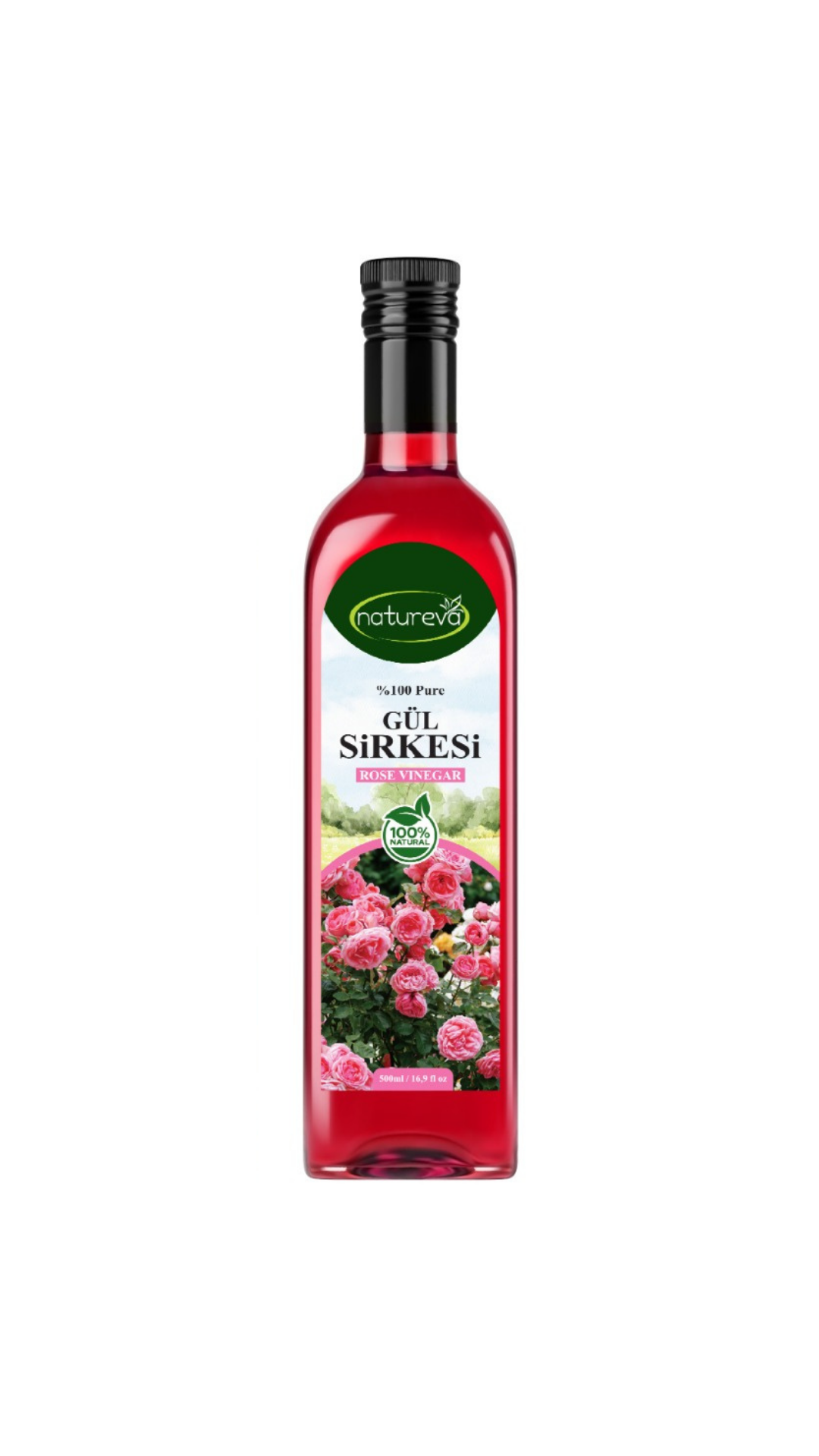 Gül Sirkesi 500 ML Doğal Fermente | Rose Vinegar - Bağışıklık Güçlendirici