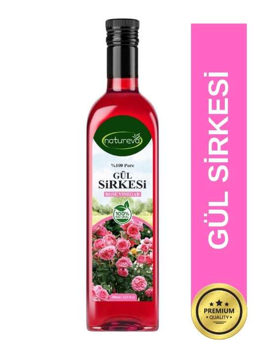 Gül Sirkesi 500 ML Doğal Fermente | Rose Vinegar - Bağışıklık Güçlendirici