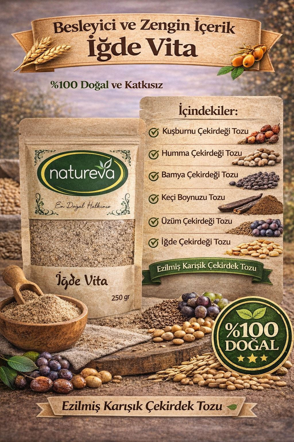 İğde Vita 250gr - Doğal Destekleyici Karışım