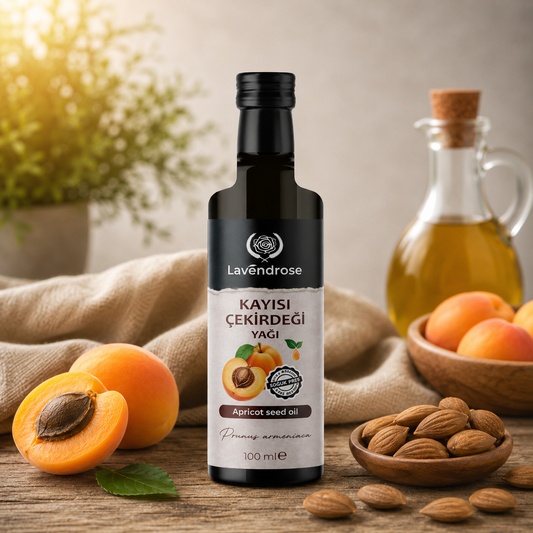 Kayısı Çekirdeği Yağı 100 ML %100 Saf | Apricot Kernel Oil - Soğuk Sıkım