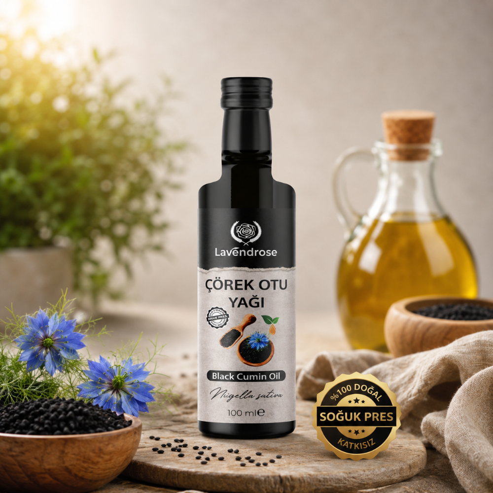 Çörekotu Yağı Soğuk Sıkım 100 ML | Black Cumin Oil - Cold Press - Bağışıklık Güçlendirici