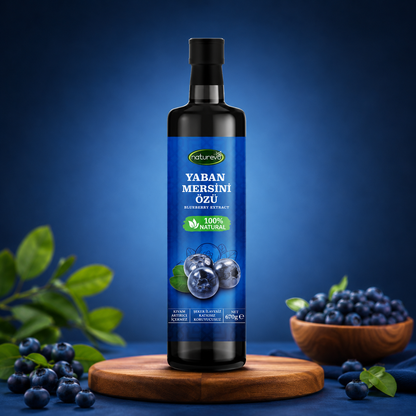 Yaban Mersini Özü Şeker İlavesiz 670 GR | Blueberry Extract No Sugar Added - %100 Doğal