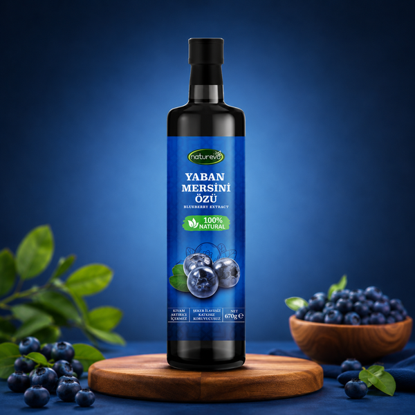 Yaban Mersini Özü Şeker İlavesiz 670 GR | Blueberry Extract No Sugar Added - %100 Doğal