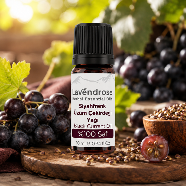 Siyah Frenk Üzümü Çekirdeği Yağı 10 ML %100 Doğal Omega 6 Yağı Soğuk Sıkım | Black Currant Oil - Ribes Nigrum - Cold Press