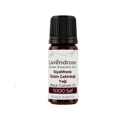 Siyah Frenk Üzümü Çekirdeği Yağı 10 ML %100 Doğal Omega 6 Yağı Soğuk Sıkım | Black Currant Oil - Ribes Nigrum - Cold Press