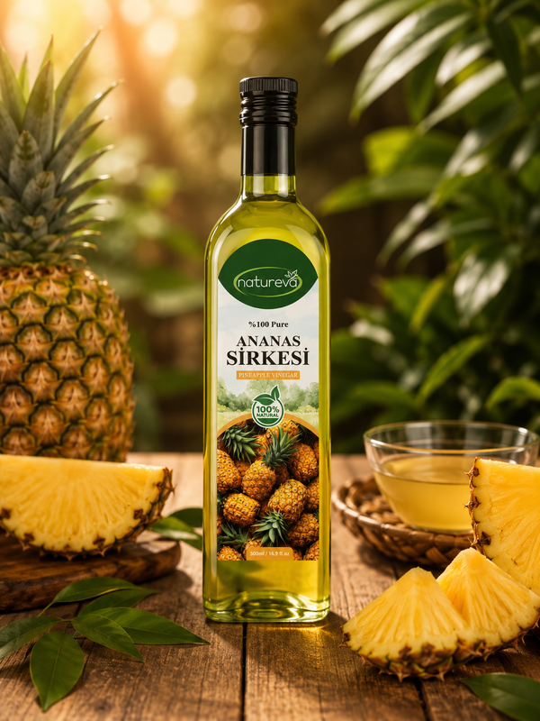 Ananas Sirkesi 500 ML Doğal Fermente | Pineapple Vinegar