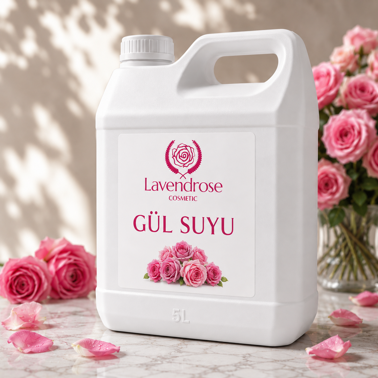 Gül Suyu içilebilir – Gül Hidrosolü – Rose Hydrosol (Rosa Damascena Flower Water)