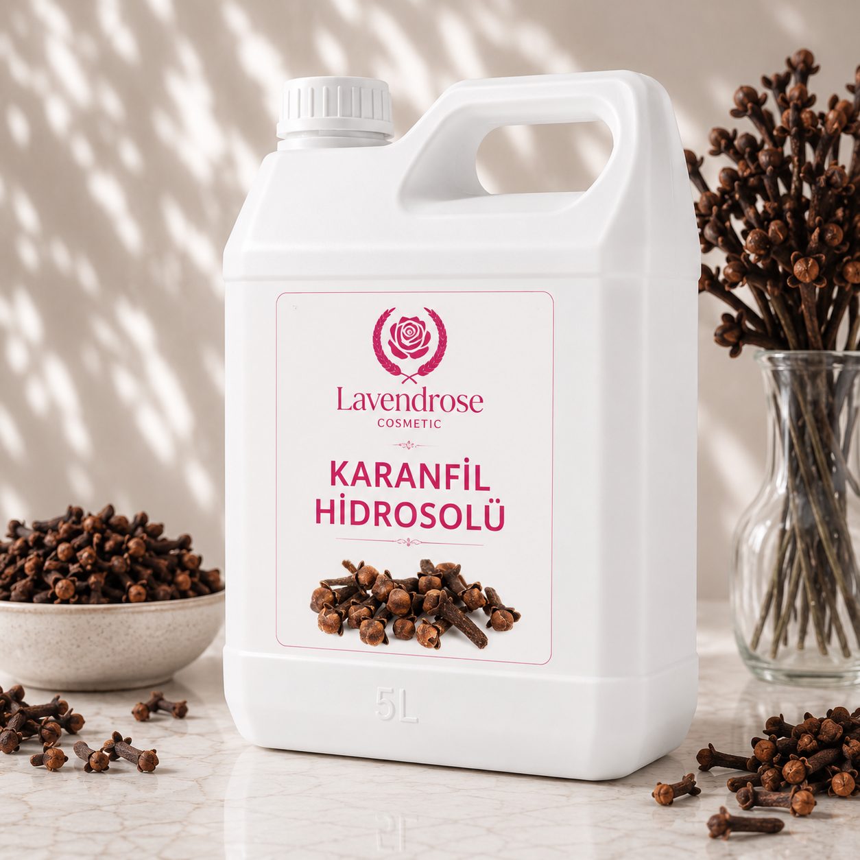 Karanfil Hidrosolü Clove Hydrosol (Eugenia Caryophyllata Flower Water)
