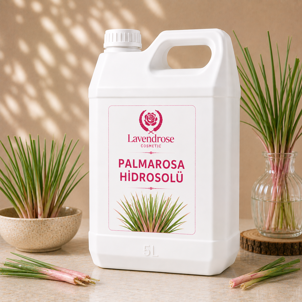 Palmarosa Hidrosolü – Cymbopogon Martini Herb Water