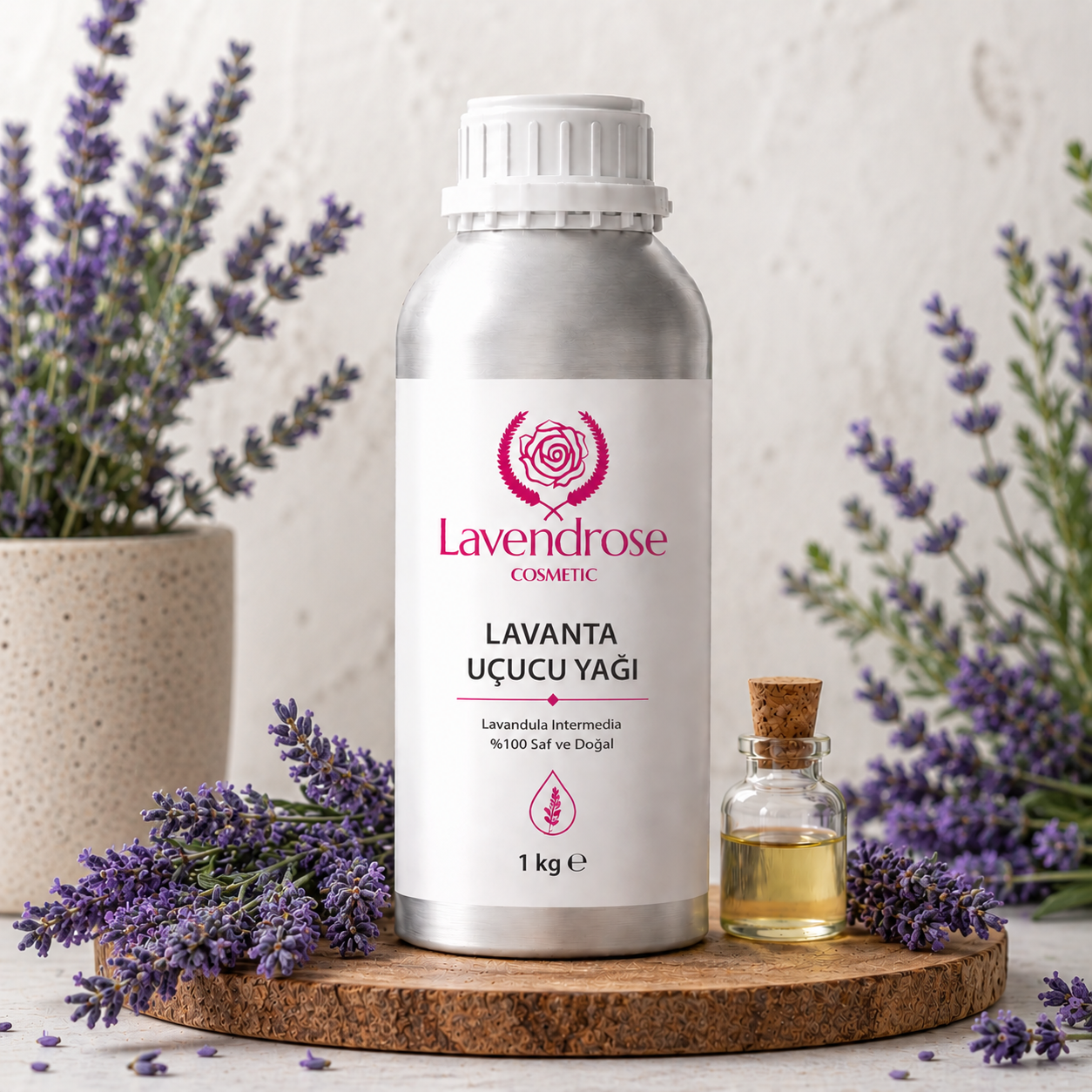 Lavanta Yağı | Lavender Oil - Lavandula Hybrida Herb Oil - Doğal ve Saf Uçucu Yağ - Distile Uçucu Toptan Yağ