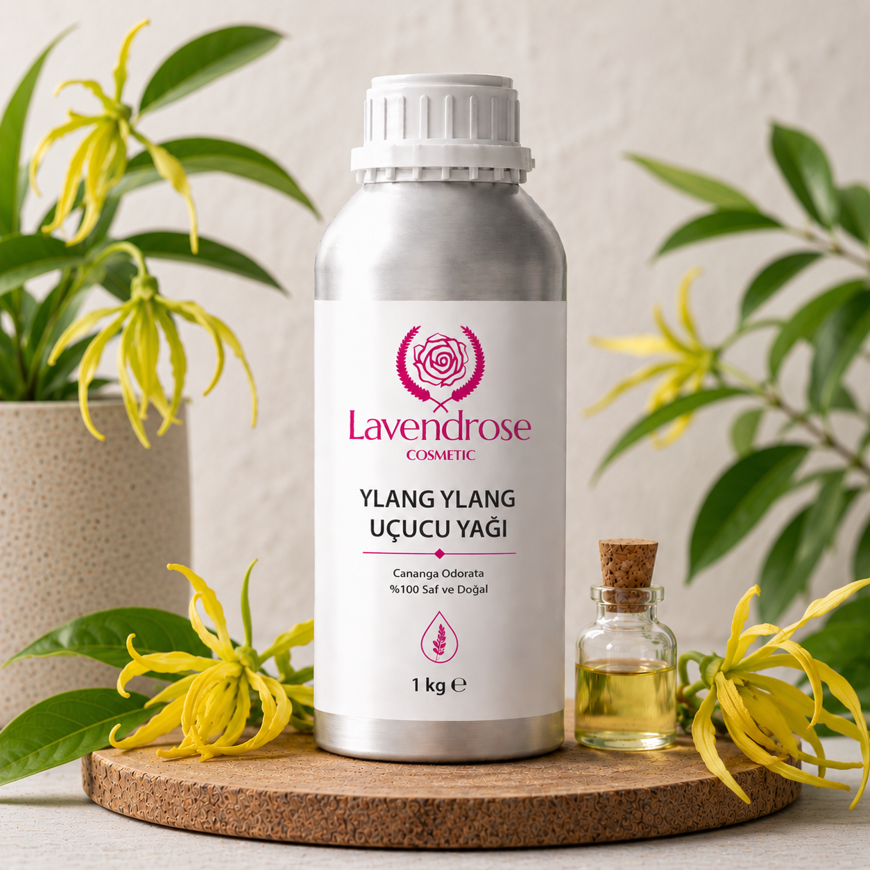 Ylang Ylang Yağı | Ylang Ylang Oil - Cananga Odorata Flower Oil - Distile Uçucu Toptan Yağ