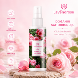%100 Doğal Gül Mayası 100 ML | Rosa Damascena - Rose Hydrosol - Yoğun Gül Yağlı