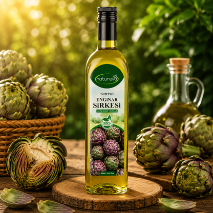 Enginar Sirkesi 500 ML %100 Doğal Fermente | Artichoke Vinegar