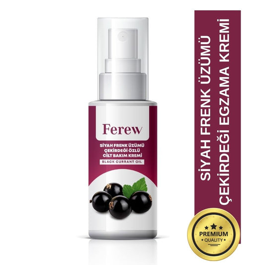 Siyah Frenk Üzümü Çekirdeği Özlü Egzama Kremi 100 ML | Black Currant Oil - Onarıcı ve Nemlendirici