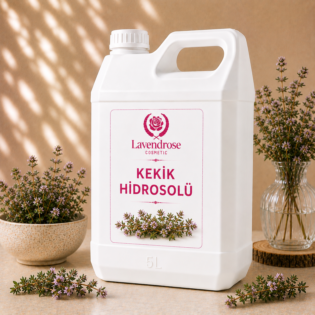 Üreticiden İçilebilir Kekik Suyu Thyme Hydrosol