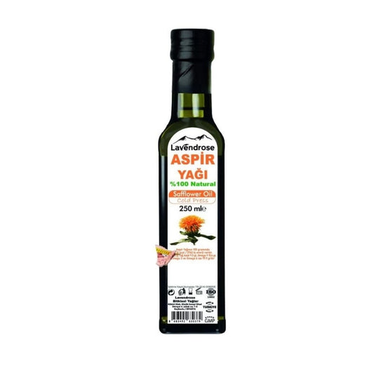 Aspir Yağı %100 Saf ve Doğal Soğuk Sıkım 250 ML | Safflower Oil - Cold Press