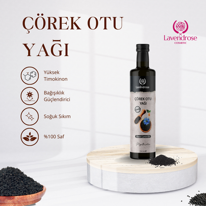 Çörek Otu Yağı 250 ML %100 Saf | Soğuk Sıkım - Cold Press