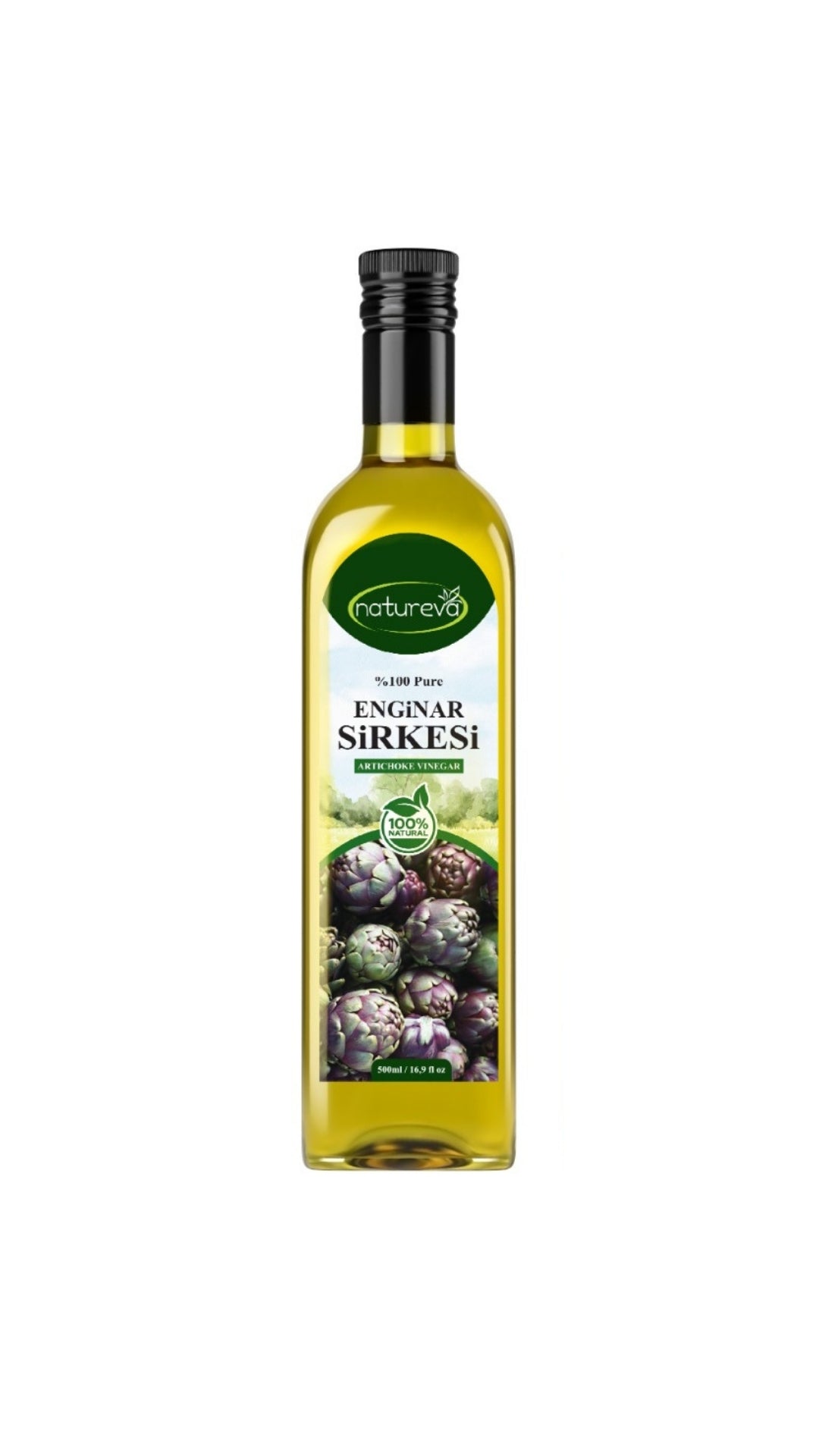 Enginar Sirkesi 500 ML %100 Doğal Fermente | Artichoke Vinegar