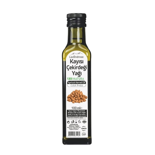 Kayısı Çekirdeği Yağı 100 ML %100 Saf | Apricot Kernel Oil - Soğuk Sıkım