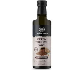 Keten Tohumu Yağı 100 ML | Soğuk Sıkım - Flax Seed Oil - Linum Usitatissimum - Cold Press