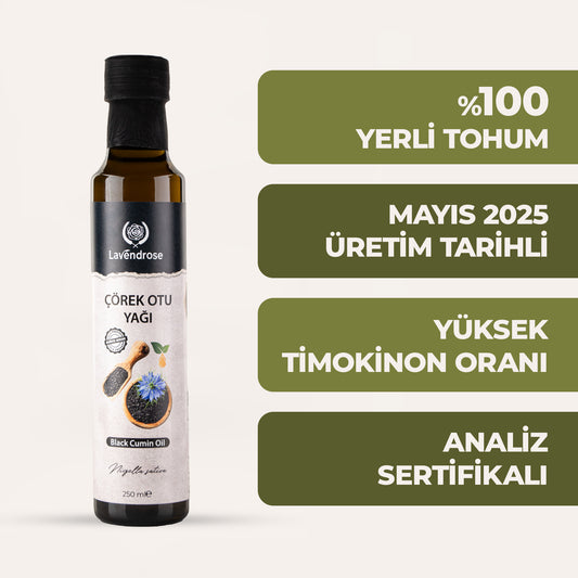 Çörek Otu Yağı 250 ML %100 Saf | Soğuk Sıkım - Cold Press